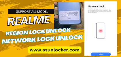 Realme Netowk Unlock- region lock unlock